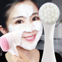 3D Silicone Face Wash Cleanser Brush 2in1 Skin Care Tool B011