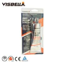 กาวปะเก็นซิลิโคนสีเทา VISBELLA RTV Silicone Gasket Maker High Temperature กาวซิลิโคน กาวทาประเก็น กาวทาปะเก็น กาดำ ซิลิโคนทนความร้อนสูง เหนียว ยืดหยุ่น ทนแรงดันได้ดี ซิลิโคน High-Temp Black RTV Silicone Gasket Maker T0295