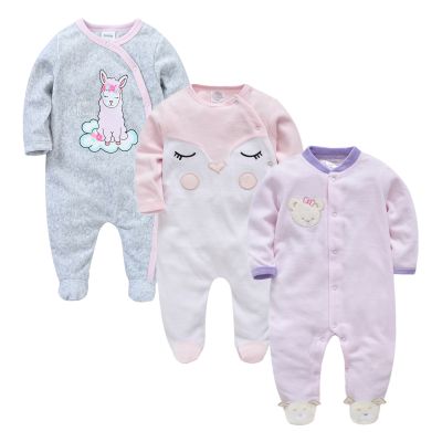 Newborn Baby Girl Pijamas Warm Winter Infant Cartoon Sleepsuit Fleece Romper Christmas Jumpsuit Soft Pajamas Clothes 2023 Newest
