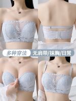 [COD] Invisible strapless non-slip underwear women gathered breasts beautiful back top anti-light bra wrapped chest summer thin section