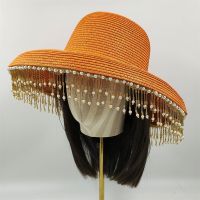 New Womens Hat Homemade Fashion Hepburn Fringe Wind