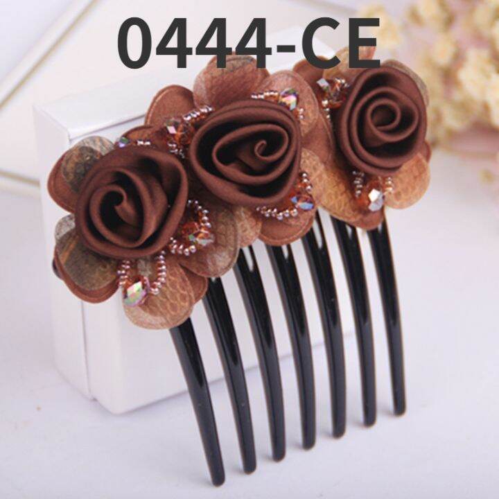 korean-version-simple-flower-juan-yarn-inserted-comb-ball-head-hair-curler-versatile-acrylic-jewelry