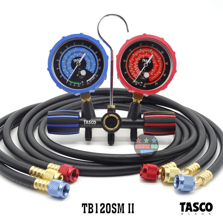 เครื่องมือช่างแอร์-ชุดเกจ์วัดน้ำยา-tasco-black-tb120sm-ii-tb140sm-ii-new-series-2