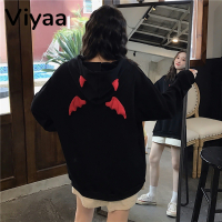 Viyaa เสื้อฮู้ด เสื้อแขนยาวอบอุ่น หลวมและสบาย สไตล์ วินเทจ ชิค ทันสมัย WWY2391BUO 38Z230919