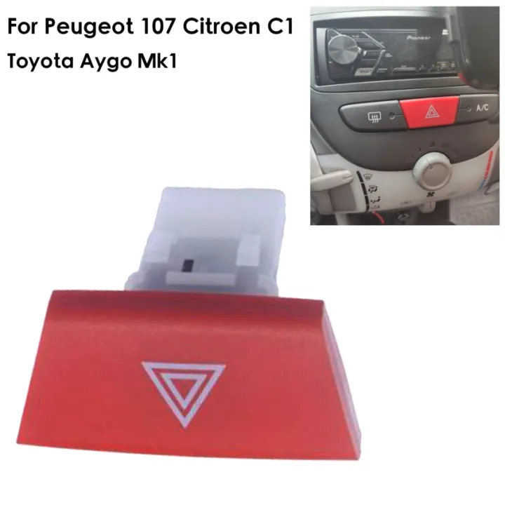 Warning Hazard Light Emergency Button Switch 6490.NG For Peugeot 107