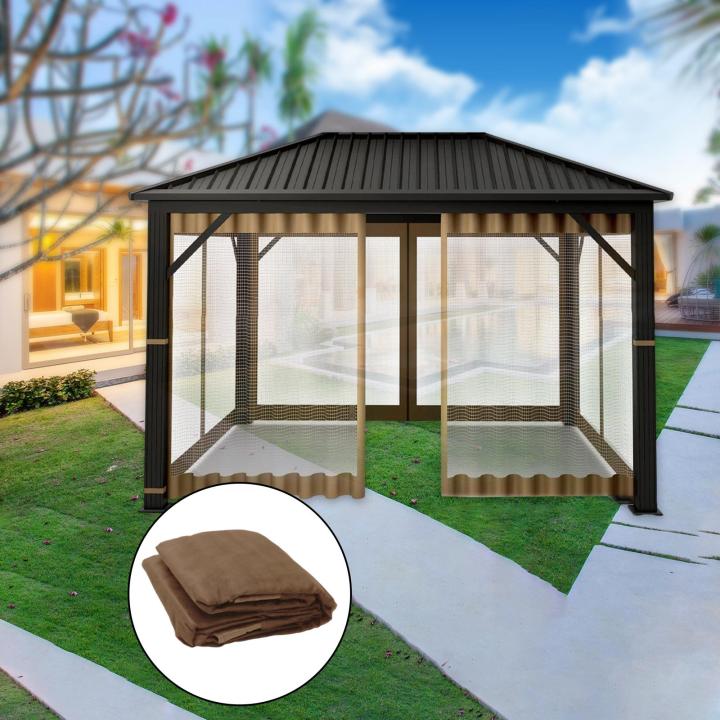 gepeack-หลังคาด้านนอกขนาดใหญ่-louvered-pergola-สี่เหลี่ยมผืนผ้า10-ศาลากลางแจ้งตาข่าย