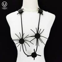 【cw】 UKEBAY New Sweater Chains Pendant Necklaces Gothic Necklace Boho Rubber Jewelry Fashion Designer