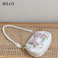 IELGY Korean Niche Bow Soft Cross-Body Cloud Bag