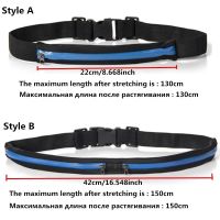 ：&amp;gt;?": Waist Pack Double Pocket Waterproof Phone Belt Nylon Casual Small Bag Traveling Running Cycling Hiking Sport Traveling Shopping