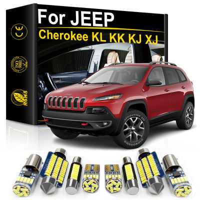 【CW】For Jeep Cherokee XJ KL KJ KK 1998 2000 2001 2008 2010 2015 2016 2017 2018 2019 2020 Accessories Car Interior LED Lights Canbus
