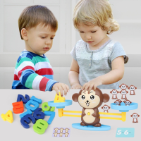 【Witte】Monkey Math Balance เครื่องชั่งของเล่น ของเล่นเด็ก  kids toys เครื่องชั่งสมดุลตาชั่งน้องวัว ตราชั่งสอนเลข