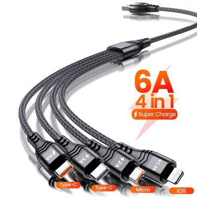 [HOT RUXMMMLHJ 566] สายเคเบิล Usb C 6a 66W Xiaomi ชาร์จเร็ว12 4in 1สายชาร์จชาร์จเร็ว-4in1-Aliexpress