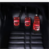 Woodrowo I.j Shop  Anti-slip Car Accelerator Clutch Brake Pedal Cover Set Auto Vehicle Manual Gear Treadle