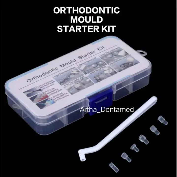 ORTHODONTIC MOULD STARTER KIT ORTHO MOLD CETAKAN GIGI LINGUAL BUTTON
