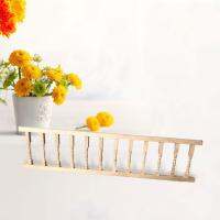 Dollhouse Railing DIY Balusters Miniature ฉากตกแต่งอุปกรณ์เสริมรั้ว 1/12 สำหรับบันไดขั้นตอนระเบียงเด็กเด็ก-Lusjeh