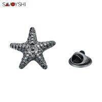 【Fashion house]SAVOYSHI ฟรีชื่อที่กำหนดเองปลาดาว Pin ปกเข็มกลัด Pins ของขวัญที่ดีสำหรับบุรุษเข็มกลัดปกพรรคหมั้นเครื่องประดับ