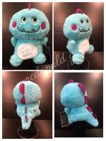 Golf Head Cover”Little monster” light blue for Fairway 3,5 or 7