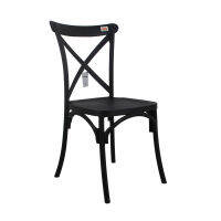 Dining chair, banquet chair,( max load 130 kg.) size 48×52×90 cm. Black