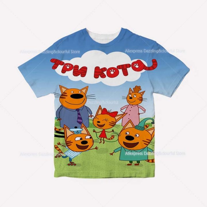 kid-russian-tpnkota-three-kittens-t-shirts-boys-girls-e-cats-t-shirts-my-family-three-happy-cats-cookie-candy-pudding-child-tee