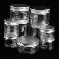 20-250ML Mini Travel Plastic Empty Make Up Container Bottle Jar W/ Aluminum Cap