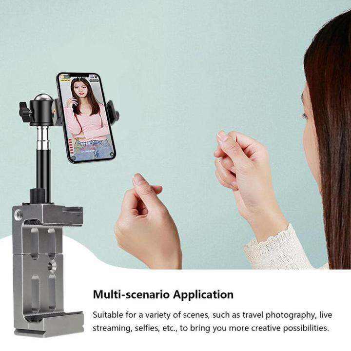 tripod-adapter-for-phone-aluminum-alloy-phone-stand-with-quick-release-photographic-equipment-for-video-recording-webcam-live-broadcast-product-photography-pretty-good