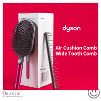 ForDyson หวีฟันกว้าง Air Detangling Hairdressing Rake จัดแต่งทรงผมนวดชารอนชุดแปรง 2 PC เครื่องมือ Accessories