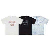 ✸ Acne Studios23 เสื้อคอกลม แขนสั้น พิมพ์ลายตัวอักษร 1996 สไตล์เรโทร เหมาะกับฤดูใบไม้ผลิ ฤดูร้อน สําหรับผู้หญิง และผู้ชาย