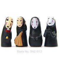 【SALE】 tiorinsecur1988 Kaonashi Studio Ghibli Spirering อะแดปเตอร์คนไม่มีใบหน้าหัตถกรรมเรซิ่นตกแต่งสวนขนาดเล็กตุ๊กตาแคระเทอร์ราเรียม4ชิ้น