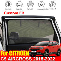 For CITROEN C5 AIRCROSS 2018-2022 Car Sun Visor Accessori Window Cover SunShade Curtain Mesh Shade Blind Custom Fit