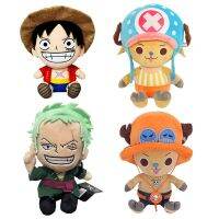 ใหม่25ซมฟิกเกอร์อนิเมะหนึ่งชิ้นตุ๊กตาคอสเพลย์ของเล่น Zoro Luffy Chopper Ace กฎหมายตุ๊กตาน่ารักการ์ตูนยัดนุ่น Ks ของขวัญคริสต์มาส