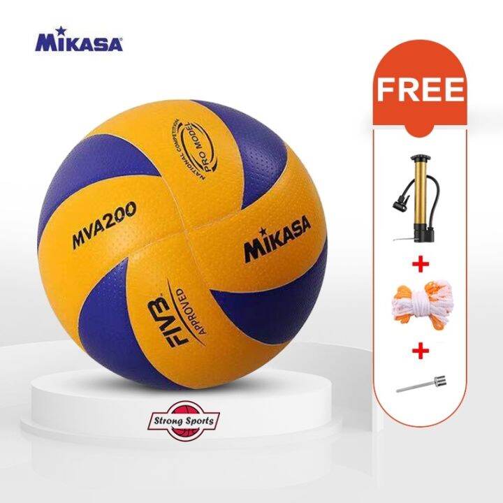 Mikasa MVA200 MV Series Volleyball Size 5 with 8 Panel Design and Super