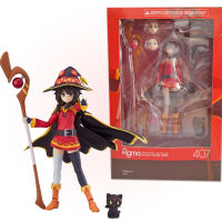 อะนิเมะ FIGMA 407 Kono subarashii Sekai konosuba megumin Gods Blessing megumin 725 Action FIGURE ตุ๊กตาของเล่นตุ๊กตาวันเกิดของขวัญ