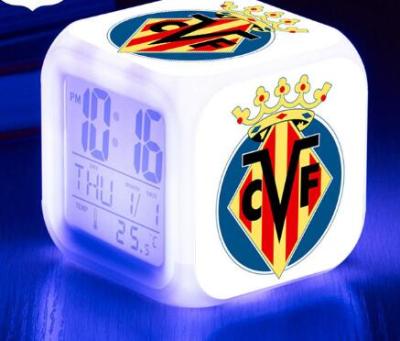 นาฬิกานาฬิกาปลุกดิจิตอล La Liga นาฬิกาดิจิตอล Cristiano นาฬิกาหลอดไฟ Led Reloj Despertador ฟุตบอล/ฟุตบอลสโมสร