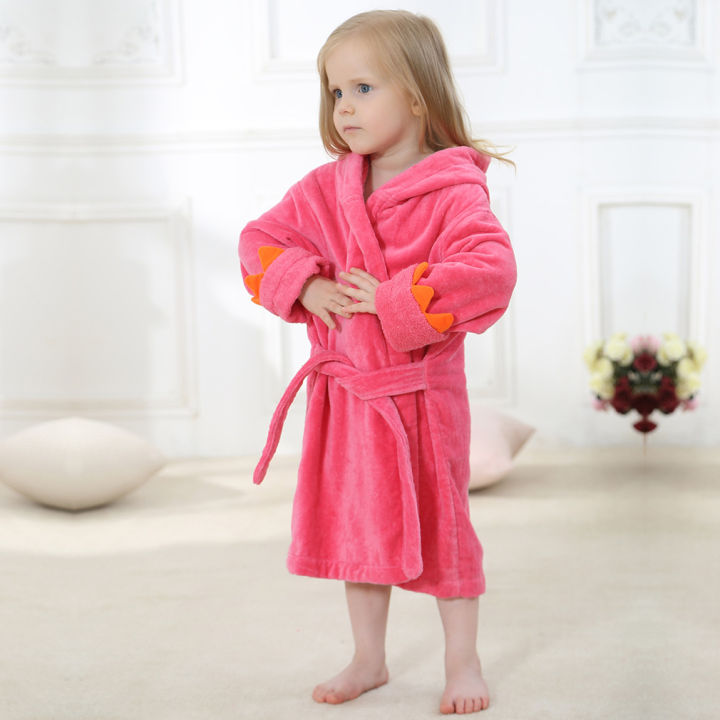เสื้อคลุมอาบน้ำเด็ก-hooded-dragon-paw-ออกแบบผ้าฝ้าย100-ผ้าหนาผ้าเช็ดตัวเด็กสำหรับเด็กผู้หญิง1-6ปี-hoodies-อาบน้ำ