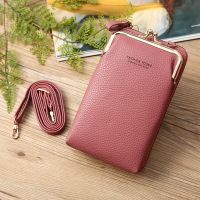 Wallet Women Diagonal PU Multifunctional Mobile Phone Clutch Bag Ladies Purse Large Capacity Travel Card Holder Passport Cover