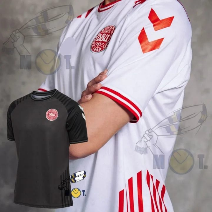 Denmark in the 2022 World Cup jersey Denmarkl national soccer team home