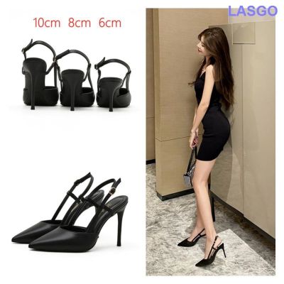 ใหม่ง่ายไนท์คลับเซ็กซี่แหลมรองเท้าส้นสูงเข้ากับทุกชุด MODE Korea Baotou รองเท้าแตะสำหรับสตรีสีดำทำงาน