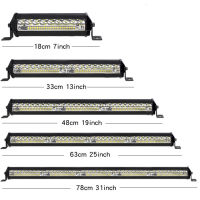 บาร์ไฟแอลอีดีพื้นสปอตไลท์แท่ง LED ทางวิบาก12V 24V สำหรับ4X4รถบรรทุก UAZ 4WD รถ ATV Barra LED ไฟตัดหมอกขับรถ