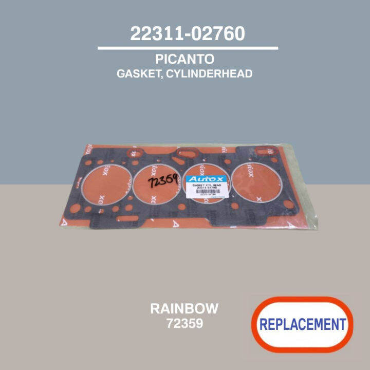 2231102760 GASKET, CYLINDERHEAD for KIA PICANTO [REPLACEMENT] Part