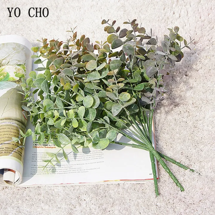 yo-cho-artificial-plant-eucalyptus-leaves-plastic-green-plants-fake-eucalyptus-leaves-diy-home-wedding-forest-style-decorations