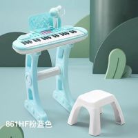 Childrens Electronic keyboard beginner multi-function with microphone, baby t oy instrument, household 37 key piano can be play