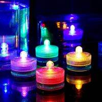 12Pcs/lot Submersible Lights Underwater Candle Wedding Vases Tub