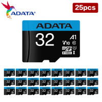 ADATA 25 PCS การ์ดหน่วยความจำ A1 V10แฟลชการ์ด32GB การ์ด Micro SD Class10 UHS-1การ์ดหน่วยความจำ microSD สำหรับศัพท์