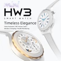 HW3 Mini Smart Watch ผู้หญิง NFC Custom Dials Bluetooth Call Heart Rate ความดันโลหิต Professional Sport Smartwatch ผู้หญิง