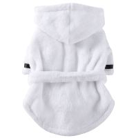 Pet Dog Bathrobe Dog Pajamas Sleeping Clothes Soft Pet Bath Drying Towel Clothes for for Puppy Dogs Cats Pet Accessories Clothing Shoes Accessories Co