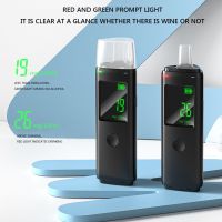 Car Portable Breathalyzer LCD Digital Breath Tester Tool Professional High Accuracy Breathalyzer Rechargeable Alcohol Detector