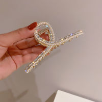 Pearl Rhinestone Hair Clip Large Summer Hair Clipper Shark Clip Premium Hair Accessories 2023 Hair Clip