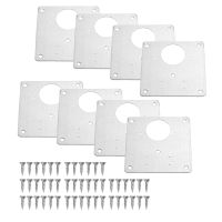 【LZ】♝  8/5 pces armário dobradiça da porta kit de reparo dobradiça do armário reparação painéis laterais montagem da dobradiça da porta da cozinha placas de reparo