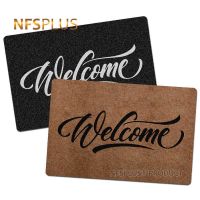 〖Cozyroom shop〗 Door Mats Outdoor Entrance Black   Polyester Fiber Floor Mat Carpet - Welcome Doormat - Aliexpress