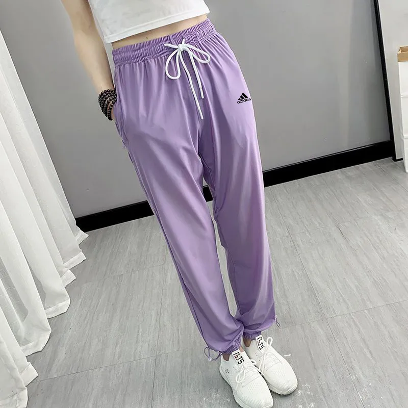 Womens silk cheap jogger pants